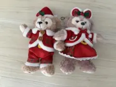 ダッフィー＆シェリーメイ ぬいぐるみバッジ クリスマスセット - メルカリ