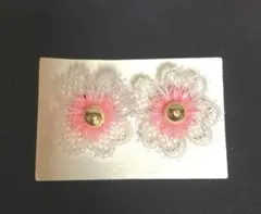 限定特価 60'sドイツ製　フラワーイヤリング
