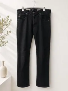 AG Adriano Goldschmied ブラックデニムパンツ 32のサムネイル