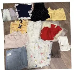 110cm-130cm女の子　春夏用子供服 まとめ売り14点