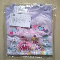 【新品未使用】ワンダフルプリキュア☆長袖トップス、パジャマ 薄紫色