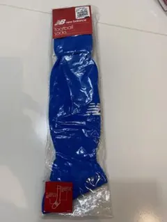 未開封New Balance サッカーソックス XL (27-29cm)青