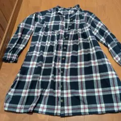 チェック柄長袖シャツ 130サイズ