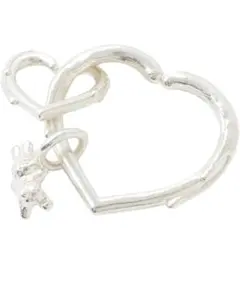 lanie ラニー うさぎバンスクリップ Pink × GlitterBlack lanie ラニー