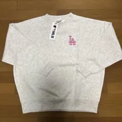 MLB ロサンゼルス・ドジャース 裏起毛トレーナー グレー