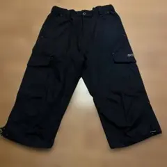 ほぼ新品❣️ outdoorハーフ丈 カーゴパンツ 黒 サイズMのサムネイル