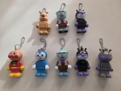 アンパンマン　ブロックラボ　ガチャガチャ　キーホルダー