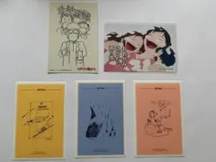 ハリーポッター、ジブリ、おおかみこどもの雨と雪　ポストカード、イラストカード