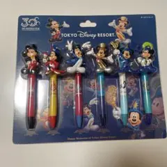 30周年限定 東京ディズニーリゾート キャラクター ボールペン 6本セット