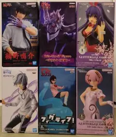 人気アニメ フィギュア 6種セット まとめ売り - メルカリ