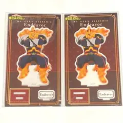 僕のヒーローアカデミア ヒロアカ エンデヴァー アクリルスタンド 2個セット