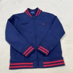 POLO ジップアップジャケット ネイビー　7歳
