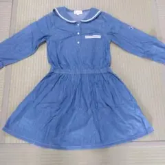 デニムワンピース　着画あり