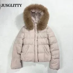 W*o様 美品✨JUSGLITTY ジャスグリッティー　ショート ダウン リアル
