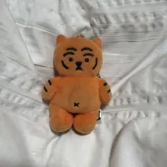 ぬいぐるみキーホルダートラ