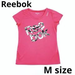 【リーボック 】Reebokビッグロゴ Tシャツ レディースM ピンク 正規品のサムネイル