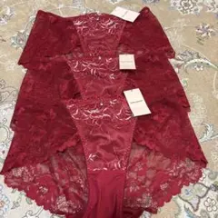 新品未使用　tutuanna チュチュアンナ　ショーツ Lサイズ　赤