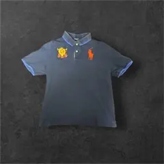 Polo Ralph Lauernビックポニー ポロシャツ 紺色　swag XL