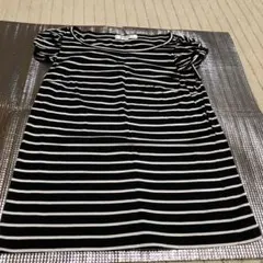 M-PREMIER 半袖ストライプTシャツ 36のサムネイル