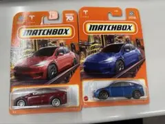 MATCHBOX TESLA MODEL Y 2台セットのサムネイル