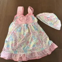 女の子用ワンピース水着 120cm