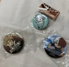 ヒロアカ　ハイキュー　ミニ缶バッチ　ホークス　轟　及川徹　ビーサイドレーベル