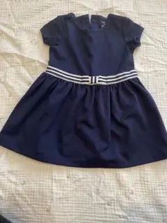 【状態◎】ラルフローレン ワンピース 12M 80 ネイビー フォーマル
