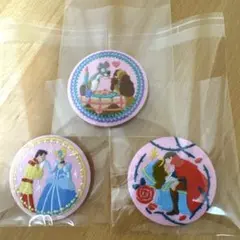 【あつこ様専用】ディズニー刺繍缶バッジ 3点セット