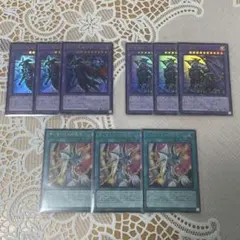 滅びの黒魔術師 合体魔竜ティマイオス ティマイオスの眼光 ウルトラ 3枚セット