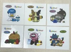 ポケモンパンデコキャラシール　203弾　6枚