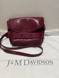希少✨J&M DAVIDSON ターンロック ブライドルレザーショルダー バッグ