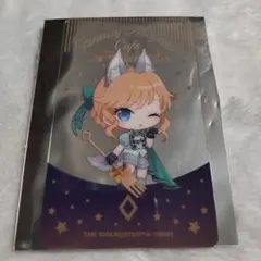 デレマス　大槻唯　トレーディングクリアカード　コースター　アニメイトカフェ