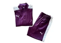 希少！PUMAプーマジャージ上下セットパープル/ホワイト限定カラー‼️