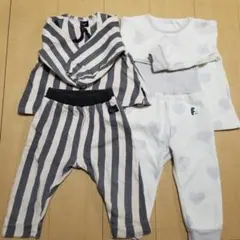 まとめ売り❤️ 2点セット　バースデイ しまむら パジャマ長袖 長ズボン 90cm