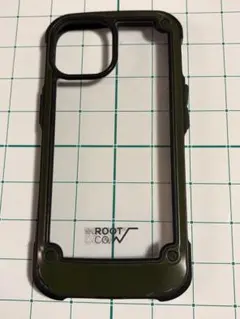 ROOT CO. iPhone15ケース カーキ