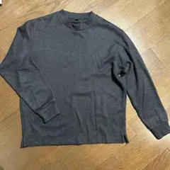UNIQLO ダークグレー 長袖セーター M