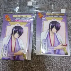 銀魂　高杉晋助 アート缶バッジ 2個セット