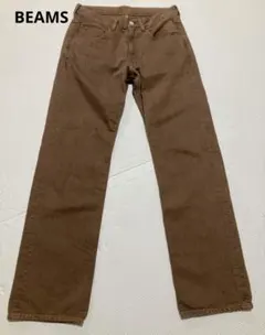 Beams デニム　パンツ　ブラウン　S