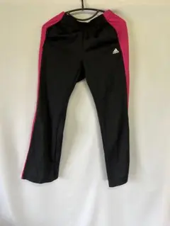 adidas アディダス ジャージ スポーツウェアズボン パンツブラックピンク