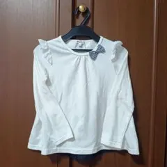 エニィファム 長袖カットソー 130cm フリル