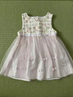 【美品】メゾピアノ　フォーマルワンピース　80cm