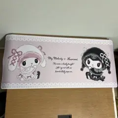 【新品未使用】月夜のメロクロ マイメロディ クロミ ラバーマット 40×90cm
