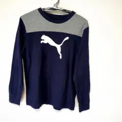 puma プーマ　長袖Tシャツ　ロンT ネイビー160