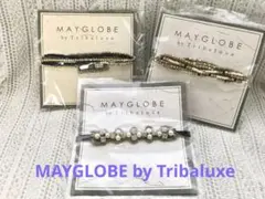新品未使用MAYGLOBEメイグローブ刺繍ビジューブレスレットアクセサリーのサムネイル