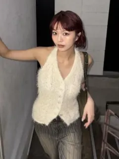 sly HALTER NECK KNIT ベストのサムネイル