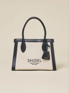 SNIDEL キャンバスロゴバッグ