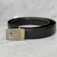 Christian Dior クリスチャンディオール ベルト 本革 ブラック 黒