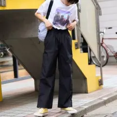 FREAK'S STORE ナイロンワイドイージーパンツのサムネイル