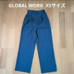 GLOBAL WORK ウツクシルエット ワイドパンツ デニムライク XSのサムネイル