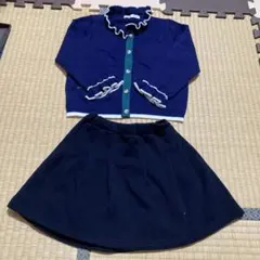 shein ニットカーディガン　スカート　100〜110